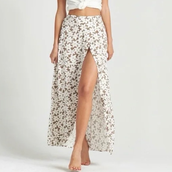 BILLABONG FLORAL MAXI SKIRT - Picture 1 of 8